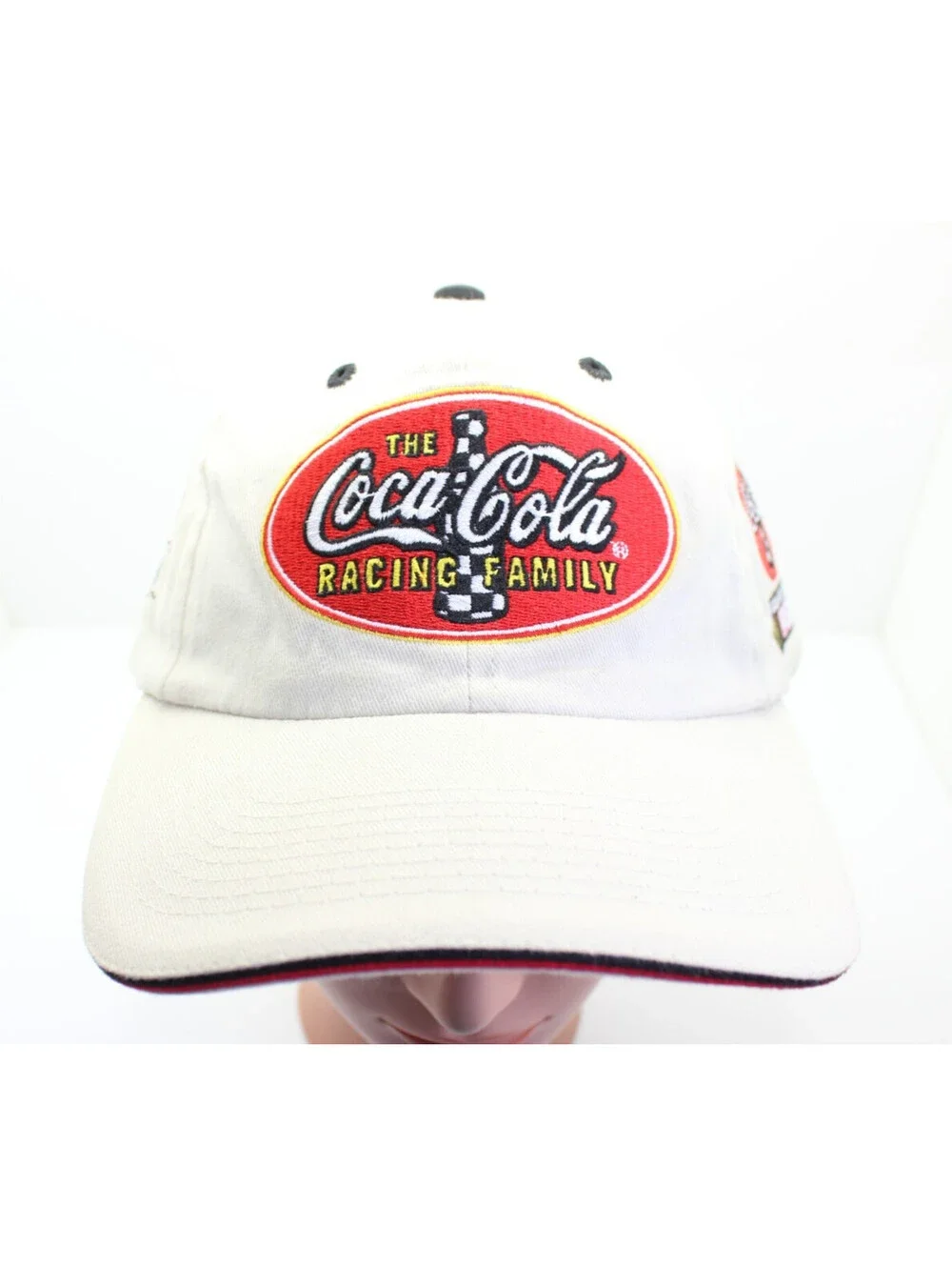 Vintage 2003 Coca Cola NASCAR Kevin Harvick #29 Cream Hat Baseball Cap Unused